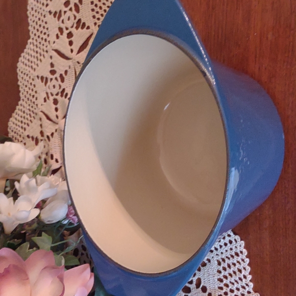 Le Creuset Blue Fondue Pot - Picture 3 of 5